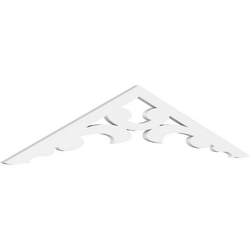 Ekena Millwork Pitch Vienna Gable Pediment - Primed Polyurethane - GPP060X013X100VIE
