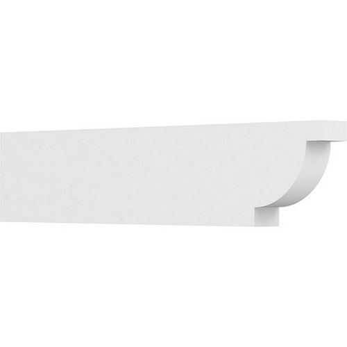 Ekena Millwork Standard Alpine Rafter Tail - Primed Polyurethane - RFTP03X08X36ALP