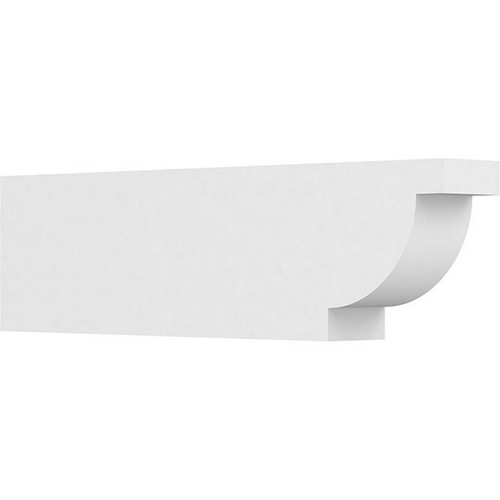 Ekena Millwork Standard Alpine Rafter Tail - Primed Polyurethane - RFTP05X10X36ALP