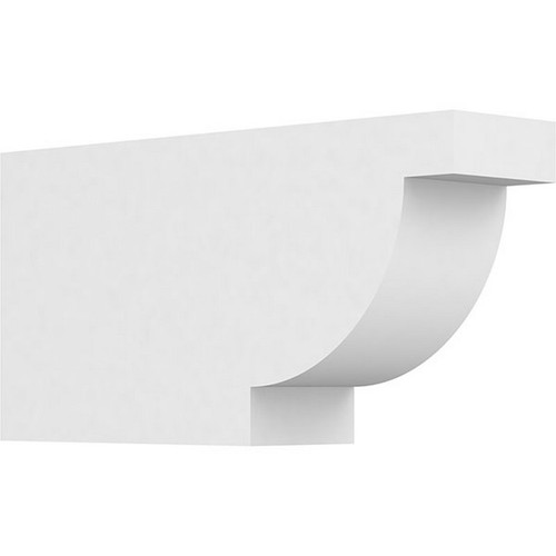 Ekena Millwork Standard Alpine Rafter Tail - Primed Polyurethane - RFTP06X08X20ALP