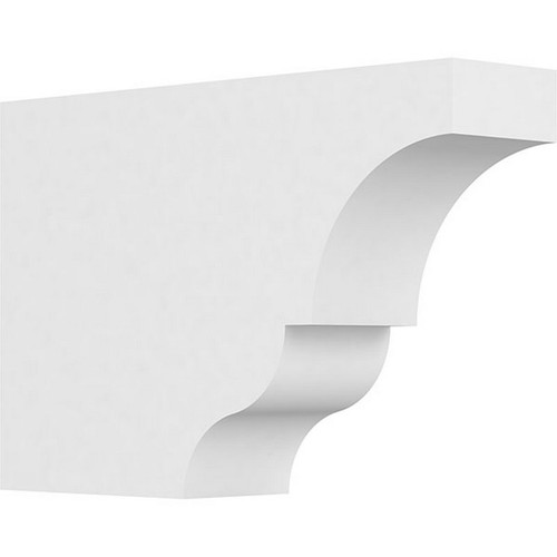 Ekena Millwork Standard Asheboro Rafter Tail - Primed Polyurethane - RFTP03X08X12ASH