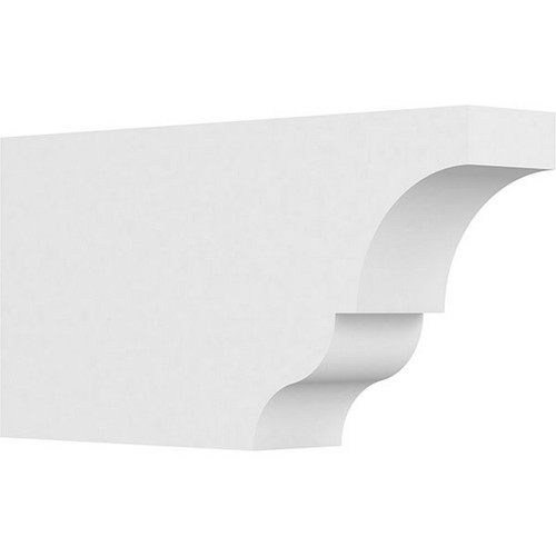 Ekena Millwork Standard Asheboro Rafter Tail - Primed Polyurethane - RFTP04X10X20ASH