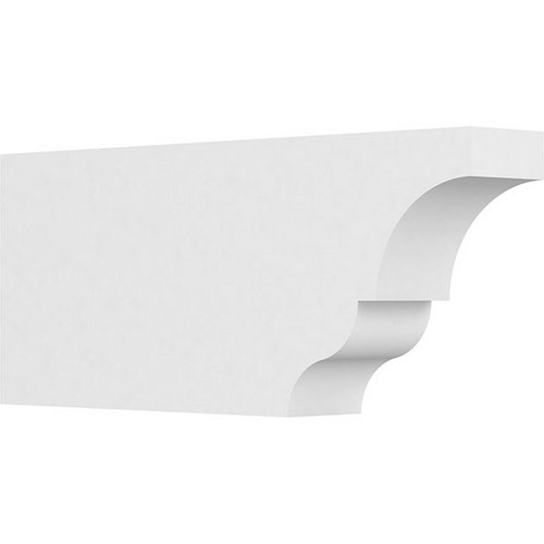 Ekena Millwork Standard Asheboro Rafter Tail - Primed Polyurethane - RFTP04X10X24ASH