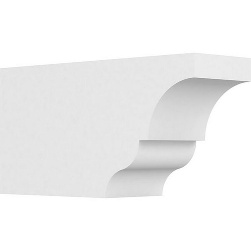Ekena Millwork Standard Asheboro Rafter Tail - Primed Polyurethane - RFTP05X08X16ASH