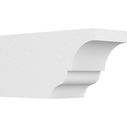 Ekena Millwork Standard Asheboro Rafter Tail - Primed Polyurethane - RFTP06X08X16ASH