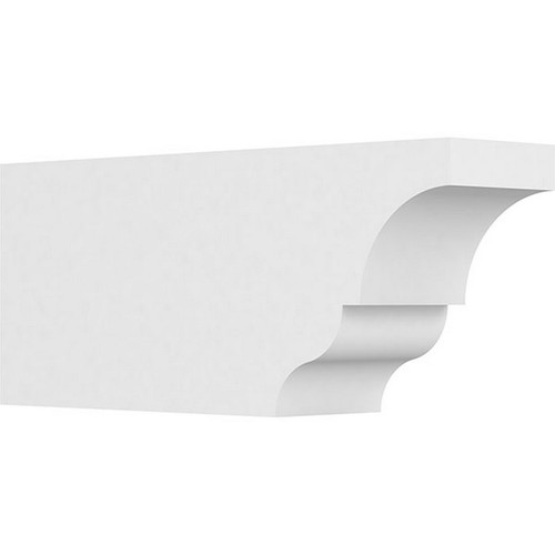 Ekena Millwork Standard Asheboro Rafter Tail - Primed Polyurethane - RFTP06X10X24ASH