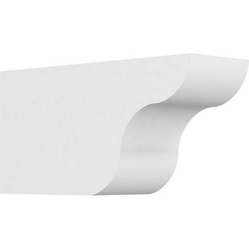 Ekena Millwork Standard Carmel Rafter Tail - Primed Polyurethane - RFTP04X06X12CAR