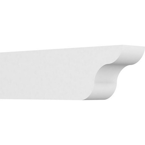 Ekena Millwork Standard Carmel Rafter Tail - Primed Polyurethane - RFTP04X06X20CAR