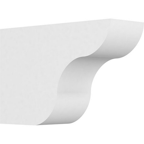 Ekena Millwork Standard Carmel Rafter Tail - Primed Polyurethane - RFTP04X08X12CAR
