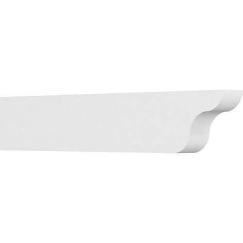 Ekena Millwork Standard Carmel Rafter Tail - Primed Polyurethane - RFTP04X08X42CAR