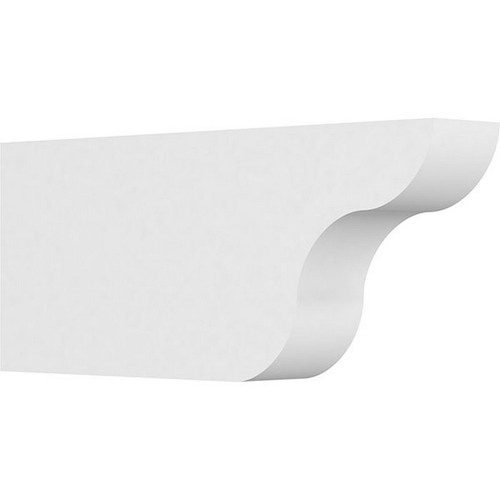 Ekena Millwork Standard Carmel Rafter Tail - Primed Polyurethane - RFTP04X10X24CAR