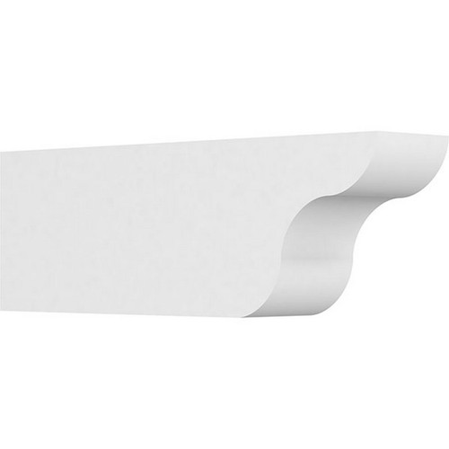 Ekena Millwork Standard Carmel Rafter Tail - Primed Polyurethane - RFTP05X08X24CAR