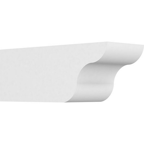 Ekena Millwork Standard Carmel Rafter Tail - Primed Polyurethane - RFTP06X06X16CAR