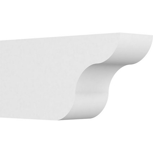 Ekena Millwork Standard Carmel Rafter Tail - Primed Polyurethane - RFTP06X10X20CAR