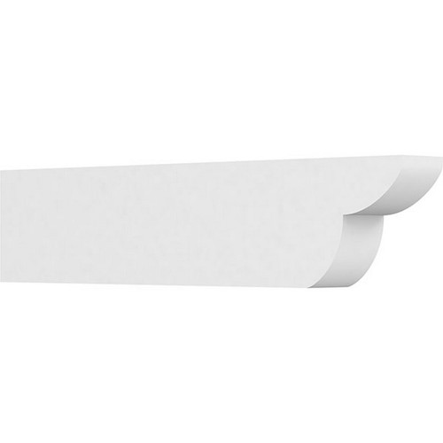 Ekena Millwork Standard Crestline Rafter Tail - Primed Polyurethane - RFTP04X08X36CRE