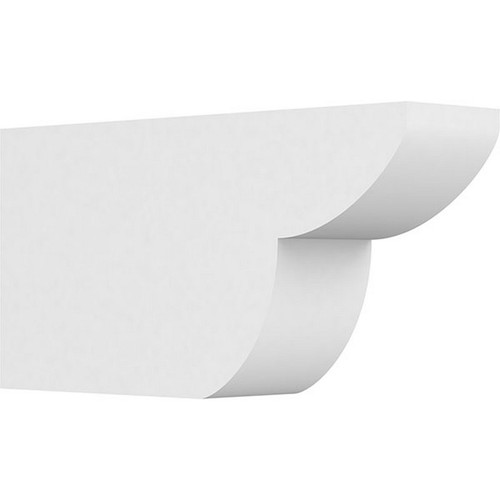 Ekena Millwork Standard Crestline Rafter Tail - Primed Polyurethane - RFTP05X10X20CRE