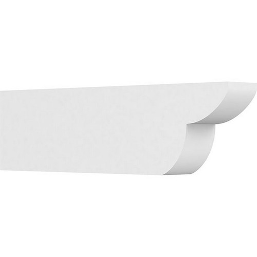 Ekena Millwork Standard Crestline Rafter Tail - Primed Polyurethane - RFTP05X10X36CRE