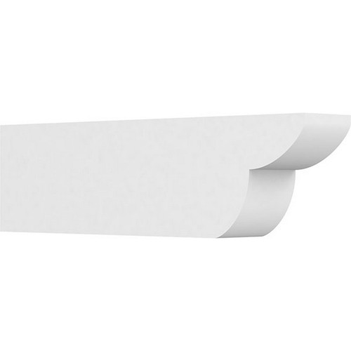 Ekena Millwork Standard Crestline Rafter Tail - Primed Polyurethane - RFTP06X10X36CRE