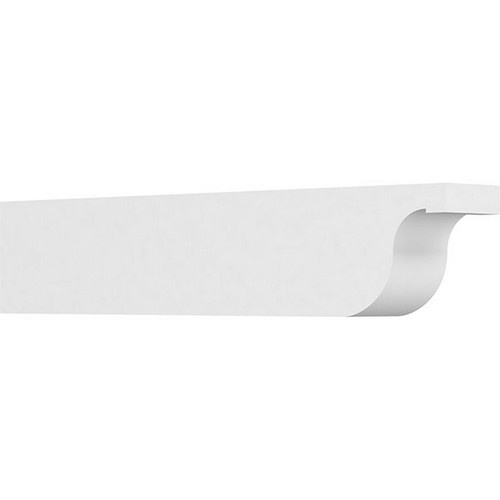 Ekena Millwork Standard Del Monte Rafter Tail - Primed Polyurethane - RFTP04X06X30DEL