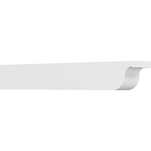 Ekena Millwork Standard Del Monte Rafter Tail - Primed Polyurethane - RFTP05X06X42DEL