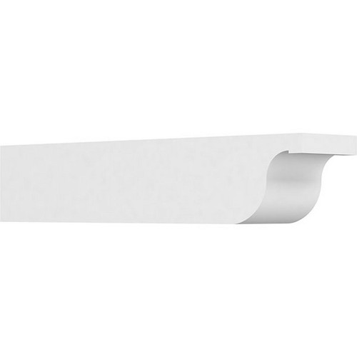 Ekena Millwork Standard Del Monte Rafter Tail - Primed Polyurethane - RFTP06X06X30DEL