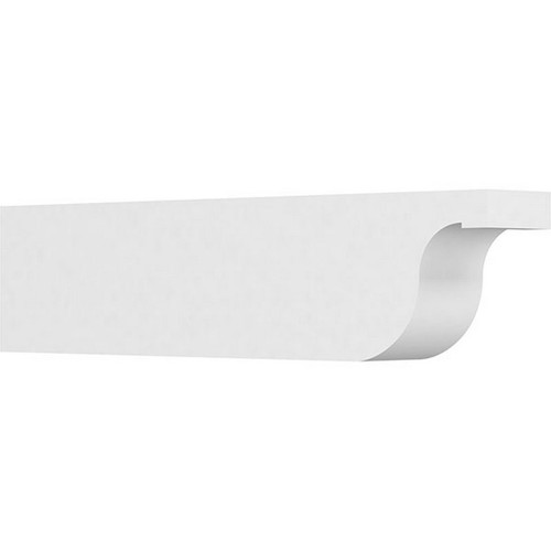 Ekena Millwork Standard Del Monte Rafter Tail - Primed Polyurethane - RFTP06X10X42DEL