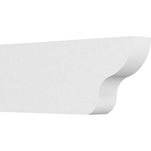 Ekena Millwork Standard Greensboro Rafter Tail - Primed Polyurethane - RFTP03X08X20GRN