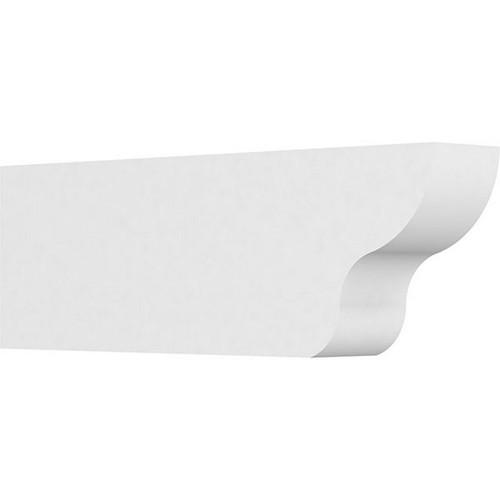 Ekena Millwork Standard Greensboro Rafter Tail - Primed Polyurethane - RFTP04X08X24GRN