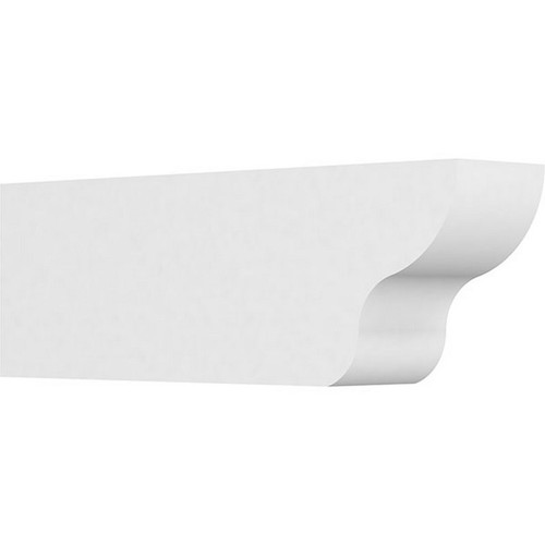 Ekena Millwork Standard Greensboro Rafter Tail - Primed Polyurethane - RFTP05X08X24GRN
