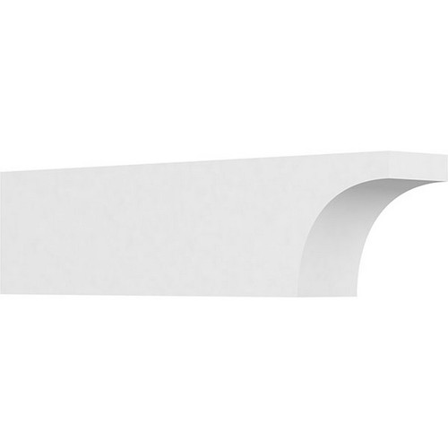 Ekena Millwork Standard Huntington Rafter Tail - Primed Polyurethane - RFTP04X06X24HUN