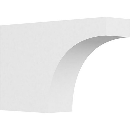 Ekena Millwork Standard Huntington Rafter Tail - Primed Polyurethane - RFTP04X10X16HUN