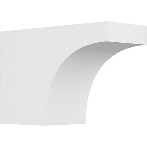 Ekena Millwork Standard Huntington Rafter Tail - Primed Polyurethane - RFTP05X08X12HUN