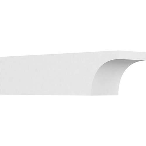 Ekena Millwork Standard Huntington Rafter Tail - Primed Polyurethane - RFTP06X06X24HUN