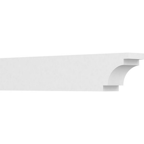 Ekena Millwork Standard Mediterranean Rafter Tail - Primed Polyurethane - RFTP04X06X30MED