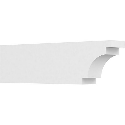 Ekena Millwork Standard Mediterranean Rafter Tail - Primed Polyurethane - RFTP04X08X30MED