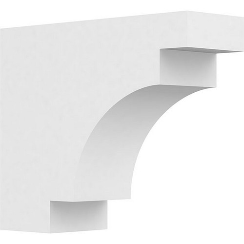 Ekena Millwork Standard Mediterranean Rafter Tail - Primed Polyurethane - RFTP04X10X12MED