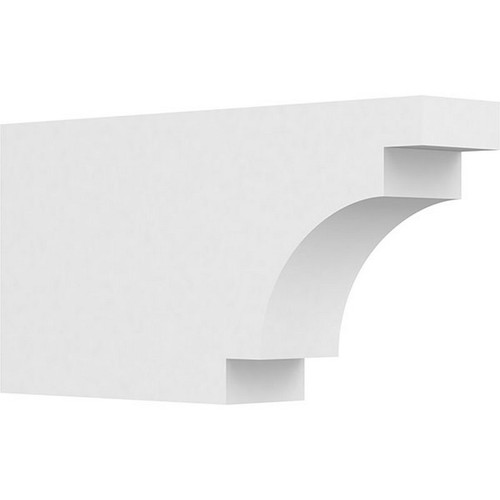 Ekena Millwork Standard Mediterranean Rafter Tail - Primed Polyurethane - RFTP04X10X20MED