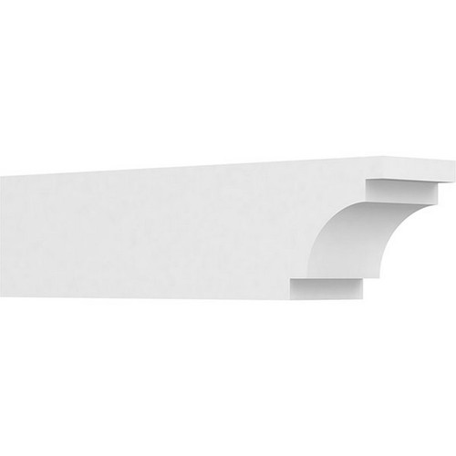Ekena Millwork Standard Mediterranean Rafter Tail - Primed Polyurethane - RFTP05X06X24MED