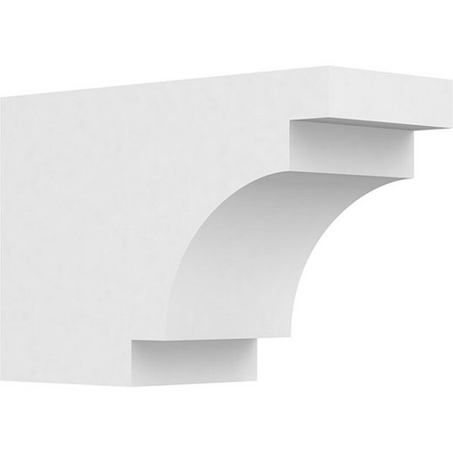 Ekena Millwork Standard Mediterranean Rafter Tail - Primed Polyurethane - RFTP05X08X12MED