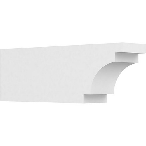 Ekena Millwork Standard Mediterranean Rafter Tail - Primed Polyurethane - RFTP05X08X24MED