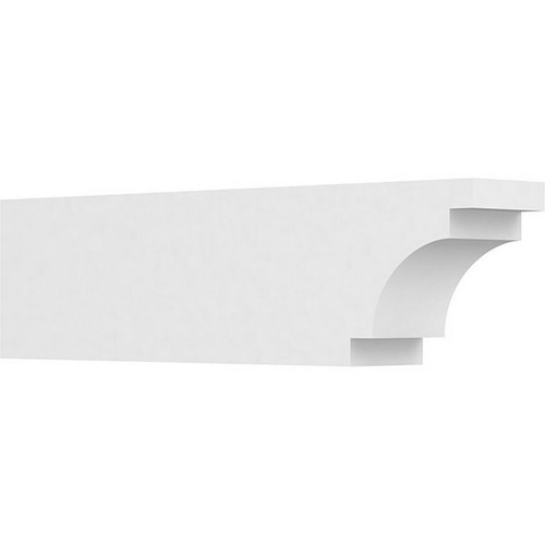 Ekena Millwork Standard Mediterranean Rafter Tail - Primed Polyurethane - RFTP05X08X30MED