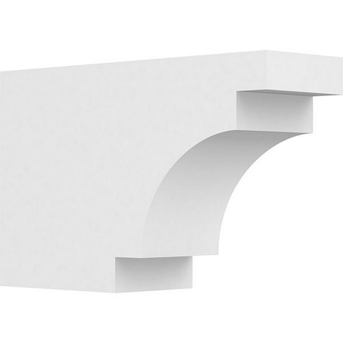 Ekena Millwork Standard Mediterranean Rafter Tail - Primed Polyurethane - RFTP05X10X16MED