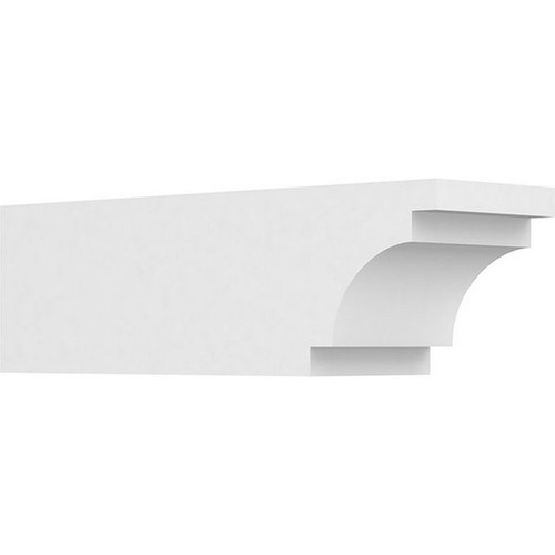Ekena Millwork Standard Mediterranean Rafter Tail - Primed Polyurethane - RFTP06X06X20MED