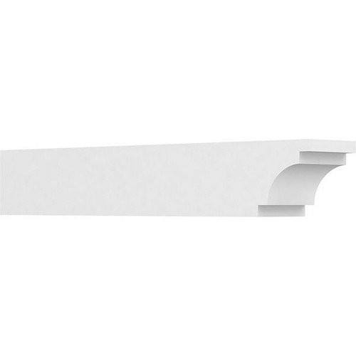 Ekena Millwork Standard Mediterranean Rafter Tail - Primed Polyurethane - RFTP06X06X36MED
