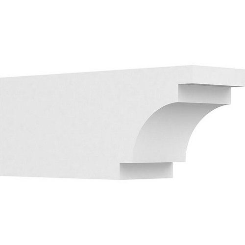 Ekena Millwork Standard Mediterranean Rafter Tail - Primed Polyurethane - RFTP06X08X20MED