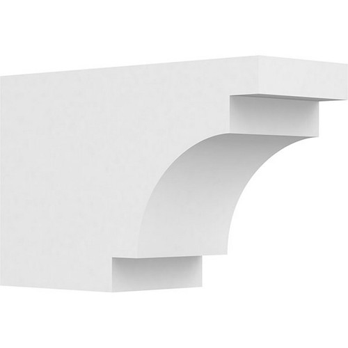 Ekena Millwork Standard Mediterranean Rafter Tail - Primed Polyurethane - RFTP06X10X16MED