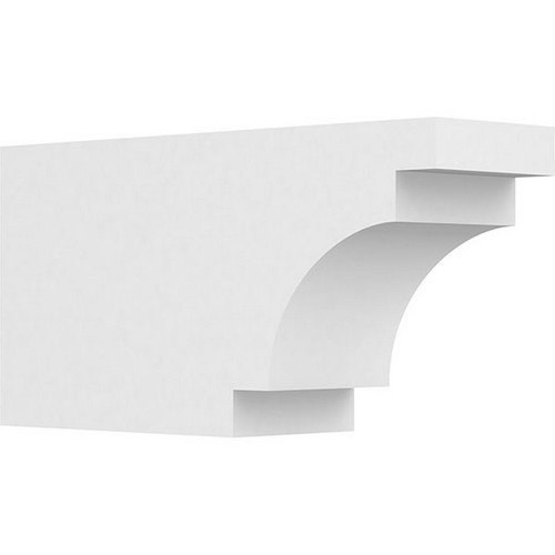 Ekena Millwork Standard Mediterranean Rafter Tail - Primed Polyurethane - RFTP06X10X20MED