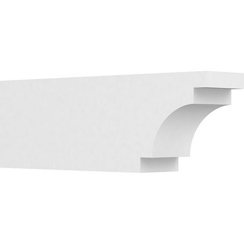 Ekena Millwork Standard Mediterranean Rafter Tail - Primed Polyurethane - RFTP06X10X30MED