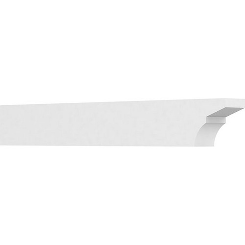 Ekena Millwork Standard Monterey Rafter Tail - Primed Polyurethane - RFTP04X06X42MON