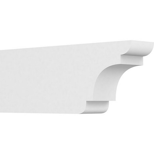 Ekena Millwork Standard New Brighton Rafter Tail - Primed Polyurethane - RFTP03X06X16NEB